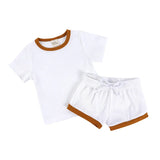 Ensemble short tee-shirt en coton pour bébé Three Hugs - Puériculture, Mode et Accessoires de bébé