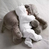 Gros doudou oreiller éléphant gris pour bébé I Huggy™ – Three Hugs