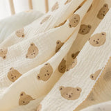 Lange couverture à motif pour bébé en gaze de coton I Softhug Three Hugs - Puériculture, Mode et Accessoires de bébé