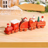 Petit train en bois typique de Noël Three Hugs - Puériculture, Mode et Accessoires de bébé