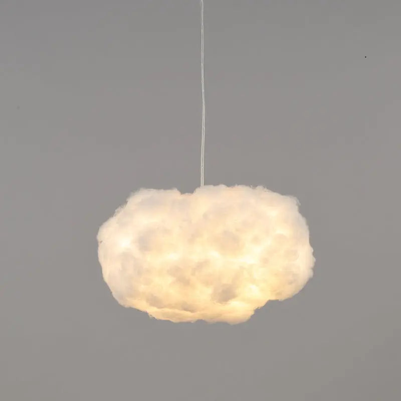 Plafonnier LED forme nuage en métal acrylique pour chambre d'enfant 2  couleurs