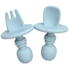 Cuillère et fourchette pour bébé I Fork&Spoon™ - Bleu -Three-Hugs Three Hugs - Puériculture, Mode et Accessoires de bébé Bleu Three Hugs Vaisselle