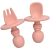 Cuillère et fourchette pour bébé I Fork&Spoon™ - Rose -Three-Hugs Three Hugs - Puériculture, Mode et Accessoires de bébé Rose Three Hugs Vaisselle