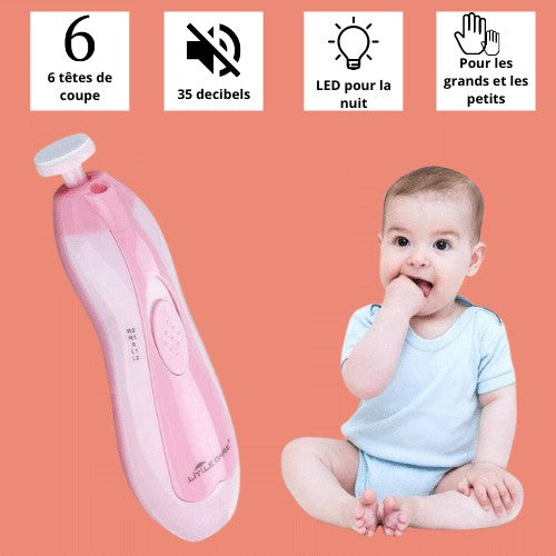 Kit soin des ongles I Ponceuse électrique pour bébé – Three Hugs -  Puériculture, Mode et Accessoires de bébé