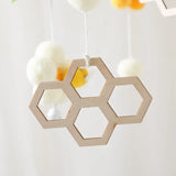 Mobile d'éveil en bois I Honey Bee Three Hugs - Puériculture, Mode et Accessoires de bébé